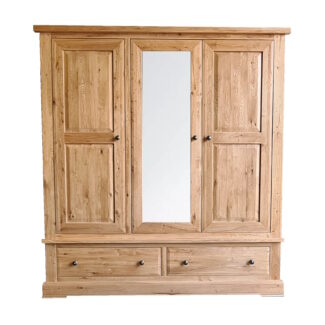 Cathedral Oak Triple Wardrobe
