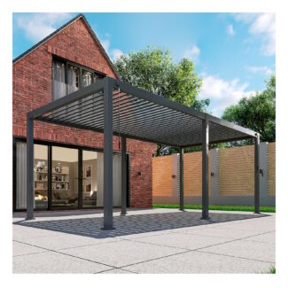 Titan 6.0m x 3.0m Grey Pergola