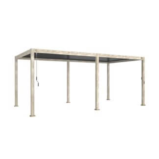 Titan 6.0m x 3.0m Wood Look Pergola