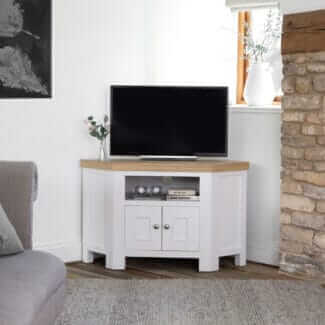 Malvern Painted Corner TV Unit