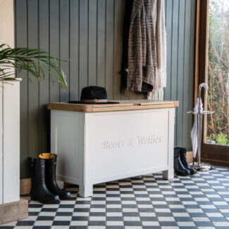 Malvern Painted Shoe Storage