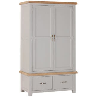 Padstow Painted 2 Drawer Wardrobe