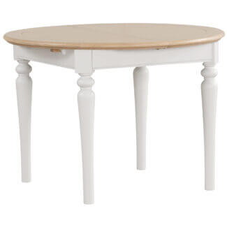 Glaze Round Extending Table