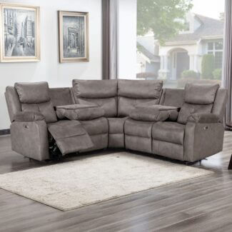 Divine 6 Seat Corner Group, Power Reclining Sofa