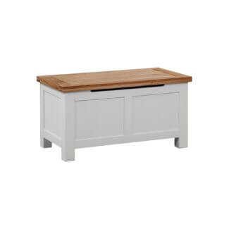 Dorchester Grey Blanket Box