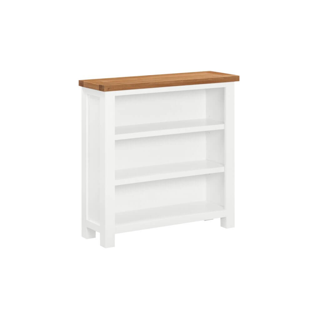 Dorchester White 3′ Bookcase | Pine and Oak