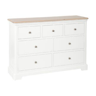 Glaze White 3 over 4 Chest