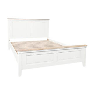 Glaze White 5' King Size Bed