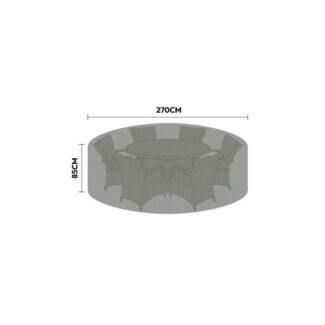 Cover for 6 Seat Round Dining Set