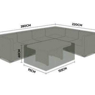 Cover Pack for Large Right Corner Sofa Dining Set