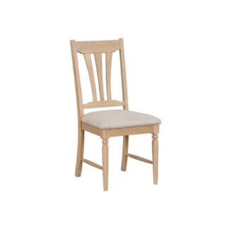 Winchester Oak Fluted Back Chair